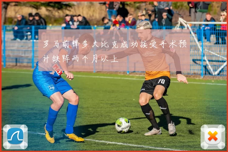 罗马前锋多夫比克成功接受手术预计缺阵两个月以上