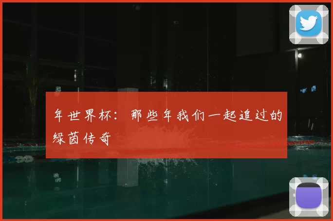 年世界杯：那些年我们一起追过的绿茵传奇