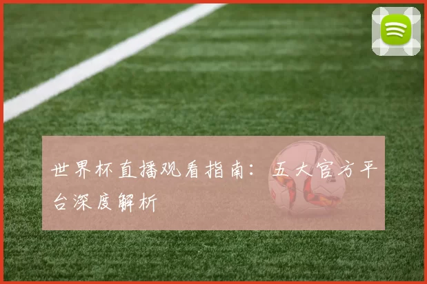 世界杯直播观看指南：五大官方平台深度解析