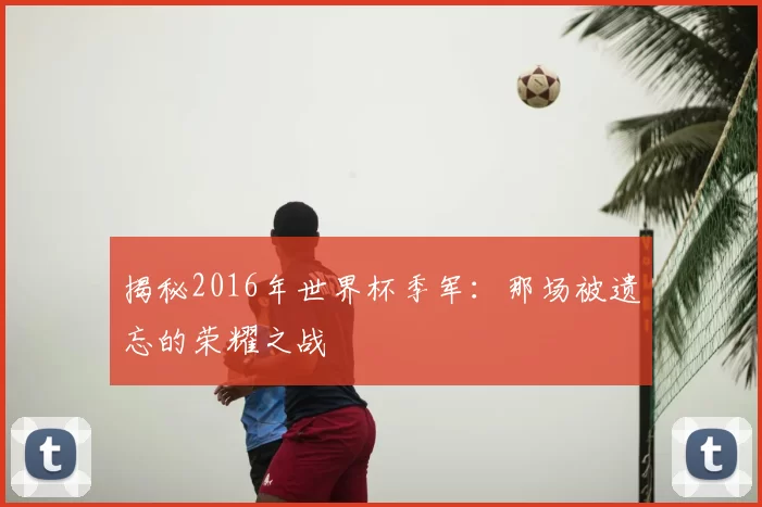 揭秘2016年世界杯季军：那场被遗忘的荣耀之战